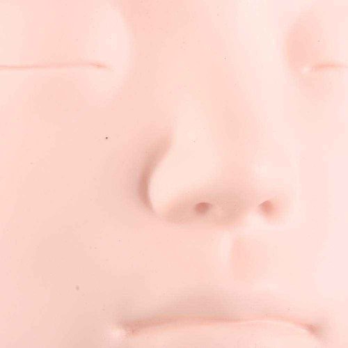 Mannequin PVC Manikin Head, Multifunction mannequin head model with shoulder, Head for hairdressers Mannequin head for Makeup Practice, Wig Hat Display, Eyelash Extensions,Tattoo