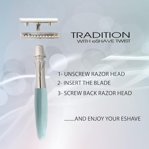 ?Shave Double Edge Razor, Blue