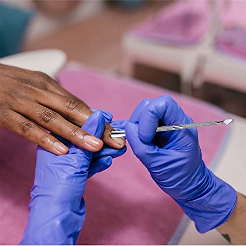 6 PCS Cuticle Pusher and Cutter Remover Stainless Nail Polish Peeler Scraper Durable Manicure and Pedicure Cleaner Tool - Professional & Durable