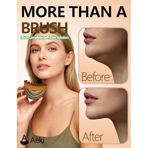 Aeki Lymphatic Contour Face Brush,Aeki Facial Massage Brush,Aeki Lymphatic Face Brush.Ergonomic face Tool Relieve Fatigue (1PCS)