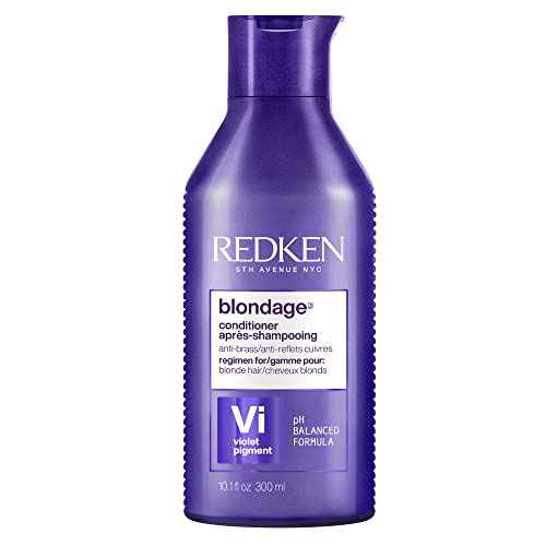 Redken Blondage Color Depositing Purple Conditioner For Blonde Hair - Tones & Moisturizes Brassy Hair