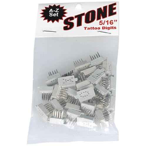 Tattoo Letter Set A-Z (Small) 5/16IN