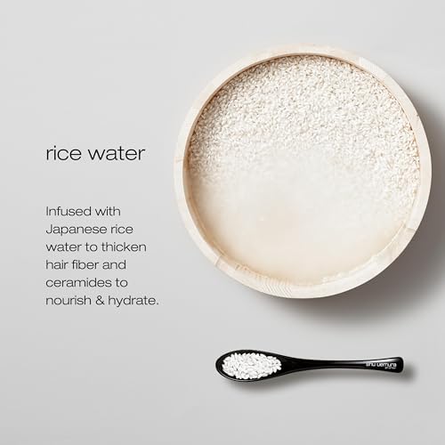 shu uemura art of hair Izumi Tonic Strengthening & Thickening Rice Water Hair Serum - Hydrates & Repairs Damaged Hair, Softens and Adds Shine, With Japanese Rice Water