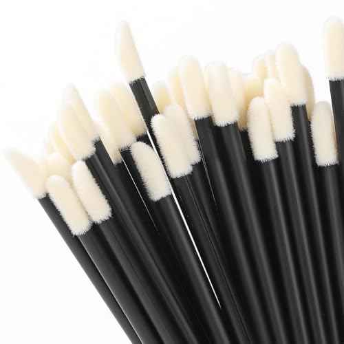 240 Pieces Disposable Lip Wands Lip Brushes,Lipstick Applicator Brushes Lip Gloss Wand,Soft Lint Free,Eyes & Lips Makeup Applicator Wands Tools£¨BLACK£©
