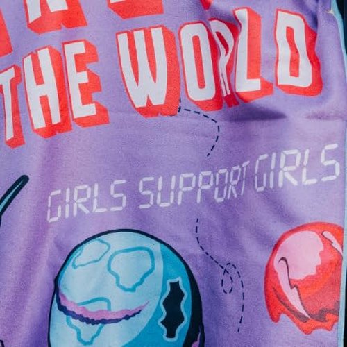 Sprints Athletic Running Towel, Full-Sized, Car Seat Cover - Performance Microfiber…(Girls Run The World)