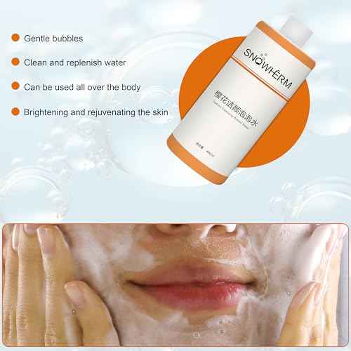 ELitzia Oxygen Bubble Machine - Sakura Beauty Bubble Solution for Deep Facial Cleaning, Moisturizing and Oil Control - 400ml/13.5Fl.oz