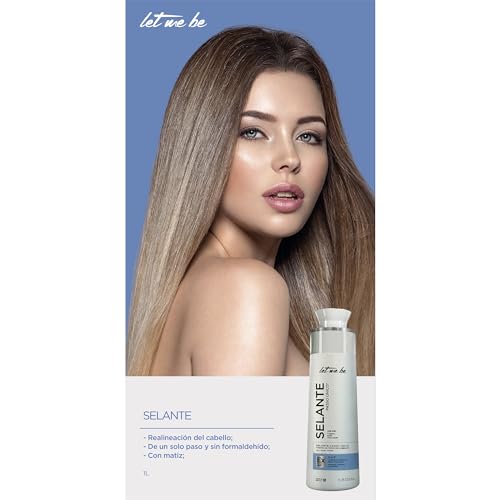 Let Me Be One Step Sealant 1L ? Volume Reducer with Tinting Effect, Formaldehyde-Free Smoothing Treatment with Collagen & Phytokeratin ? 4-in-1 Hair Care from Brazil