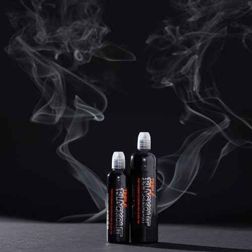 World Famous Tattoo Ink - Blackout Black, Ultra-Thin Black Tattoo Ink for Lining, Shading & Portrait Work - Vegan, Cruelty-Free, Professional-Grade Supplies & Equipment