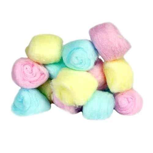 Cotton Balls, Multicolor, Soft and Gentle, 50 Pieces