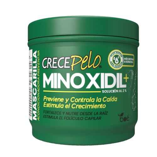 Crece Pelo Hair Mask 16 oz with Minoxidil 2% ? Anti Hair Loss Deep Conditioner for Men & Women - Strength & Thickness - Stimulates Hair Regrowth & Repairs Damage - NDC: 78192-401