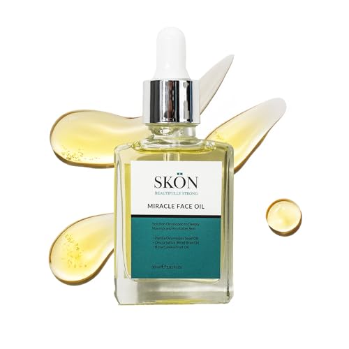 Sk?n Miracle Face Oil ? 30ml Fast Absorbing Natural Serum with 22 Plant-Based Oils | Vegan Botanical Facial Oil for Glowing, Dewy & Smooth Skin | Lightweight Daily Moisturizer & Hydrating Face Serum