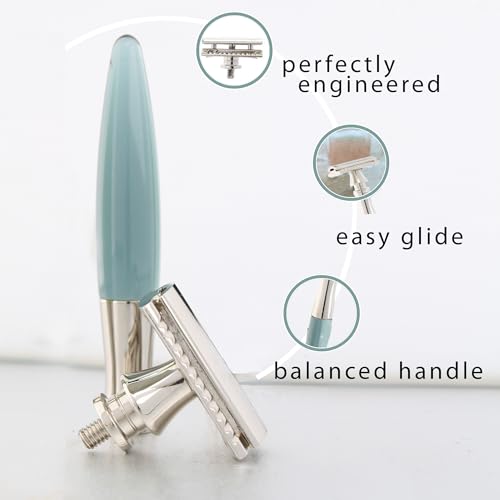 ?Shave Double Edge Razor, Blue