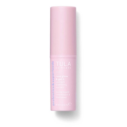 TULA Skin Care Glow & Get It Cooling & Brightening Eye Balm 0.35 oz + Pink 'Spresso Energizing Eye Balm 0.35 oz, 2 Piece Set