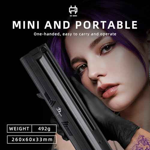 GBK Wireless M8 Tattoo Stencil Printer with 5pcs Transfer Paper - Bluetooth Tattoo Stencil-Fits Custom-Size A4-A8 Width Thermal Paper,Compatible for iOS & Android Phone,Laptop & iPad