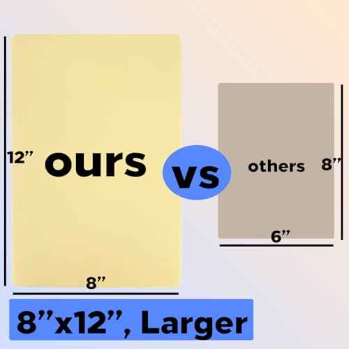 3Pcs 3MM Tattoo Practice Skin - 8"x12" Double Sides, Thick Silicone Fake Skin for Beginners and Artists