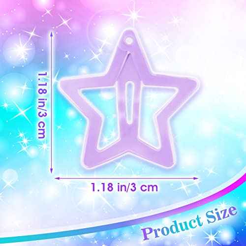 30 Pcs Star Clips Hair For Girls Non-Slip Hair Clips Star Hair Accessories Hairpins Cute Colorful Snap Clips Lovely Metal Hair Barrettes Kawaii Hair Clips For Girls Kids Toddlers Women (paint)