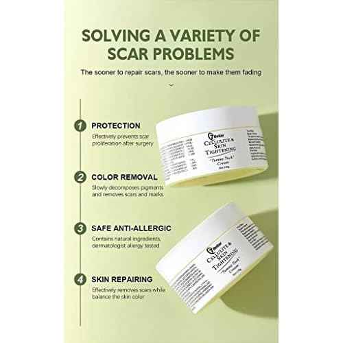 Stretch Marks and Scars Removal Cream for Pregnancy - Scars Repair, Abdominal Firming, and Gentle Stretch Marks Eradication Skincare Body