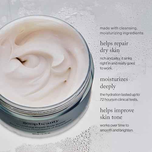 goop Beauty Body Butter | Lotion for Dry Skin | Nourishing Butters & Botanical Extracts | Hydrating & Firming Cream | 6.1 fl oz