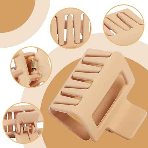 NEW LIVE Hair Clip 16 Count for Women - Hair Claws for Thin Thick Curly Hair - Large and Small Matte Banana Clips - Strong Hold Nonslip Hair Claws - Various Sizes and Styles