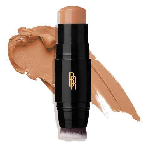 Black Radiance Color Perfect Foundation Stick with Soft Brush Applicator Duo ? Buildable, Blendable Versatile Pigment-Rich Formula - Bronze Glow