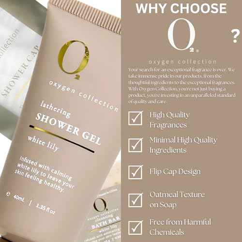 O2 Oxygen 300Pcs/22ml Travel Size Mini Shampoo and Conditioner Sets Body Wash Lotion & Soap,Hotel Toiletries,Bulk Set For Guest,Air Bnb Essentials for Guests,Amenity Kit For Hosts Bathroom