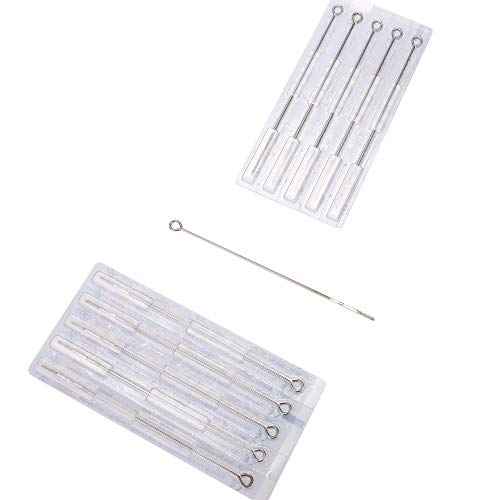 Tattoo Needles,New Star Tattoo 50PCS 15RM Curved Round Magnum Sterile Disposable Tattoo Needles Supply 1215RM