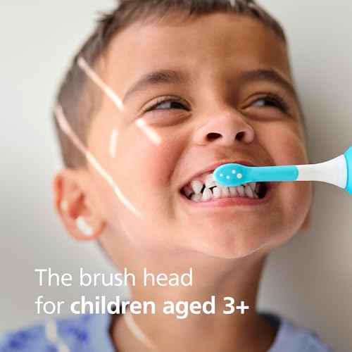 Philips Sonicare for Kids - Genuine Replacement Electric Toothbrush Heads, Compact Size, for Kids Aged 3+, 2 Pack, HX6032/94