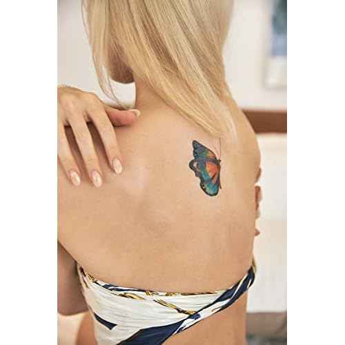 Sunnyscopa Printable Temporary Tattoo Paper for INKJET printer - US LETTER SIZE 8.5"X11", 100 SHEETS - DIY Personalized Image Transfer Sheet for skin - Custom Waterslide Decal Stencil Henna