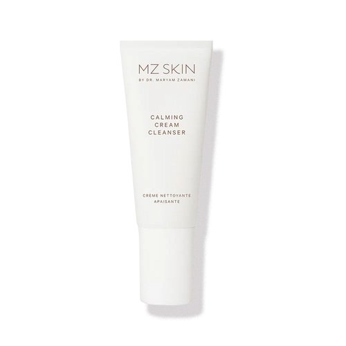 MZ SKIN Calming Cream Cleanser 3.4 fl oz - Gentle Omega-Rich Face Wash with Prebiotic Technology, Vitamin E to Sooth & Restore Skin Barrier for Sensitive & Redness Prone Skin, Fragrance Free