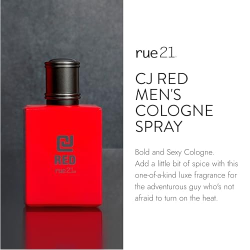 Rue 21 CJ Red Men's Cologne Spray - 1.7 fl oz (50 ml)