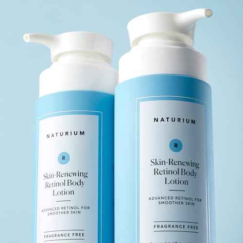 Naturium Skin-Renewing Retinol Body Lotion Jumbo, Advanced Firming Anti-Aging Skin Care, with Encapsulated Retinol & Shea Butter, 14 oz