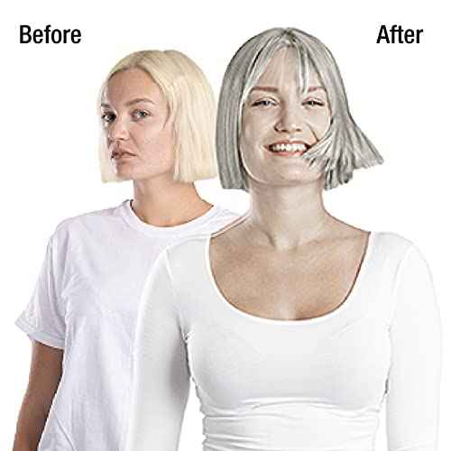 NO FADE FRESH Metallic Silver Color Depositing Conditioner - Semi Permanent Hair Color with BondHeal Bond Rebuilder - Silver Hair Dye - Deep Conditioner Hair Mask 6.4 oz