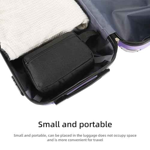 Travel Toiletry bag Toiletry bag for women men Hanging Cosmetic bag Travel accessories for Women Men (Black)