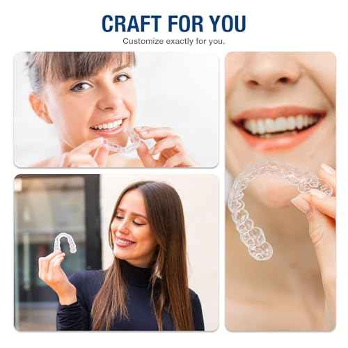 Two Custom Mouth Guards, 2 Packs for Custom Hybrid Night Guards, Great for Protection for Teeth Grinding and Clenching