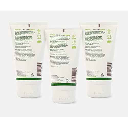 Bulldog Mens Skincare and Grooming Original Face Wash with Aloe, Camelina & Green Tea, 5 Fl. Oz. - Pack of 3