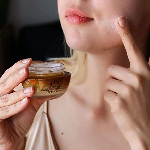 -417 Dead Sea Cosmetics Time Control Firming Cream for Skin Rejuvenation - Tightening & Smooths Lines and Wrinkles - Infused with Shea Butter - All Natural & Vegan 1.7 oz