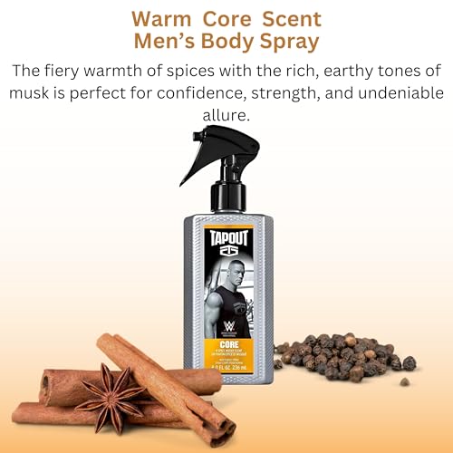 Tapout Body Spray for Men ? Fragrance Variety Set, 6-Pack Gift Collection, 8 Ounces Each
