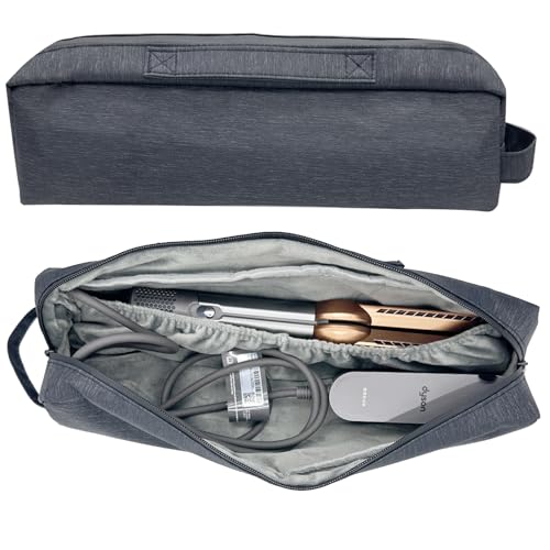 Airstrait Travel Bag Compatible with Dyson Airstrait Straightener/Supersonic r Case Waterproof Case, Airwrap/Corrale/HS03/HS01/SH05 Hair Straightener Accessories