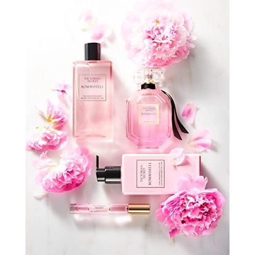 Victoria's Secret Bombshell Mini Fragrance Mist, Notes of Purple Passion Fruit, Shangri-La Peony & Vanilla Orchid, Travel Size Body Spray for Women (2.5 oz)