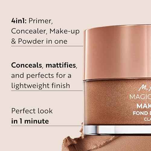 M. Asam Magic Finish Make-Up Mousse (1.01 Fl Oz) ? 4in1 Primer, Foundation, Concealer & Powder With Buildable Coverage, Hides Redness And Dark Spots, Vegan, For Light To Medium Skin Tones