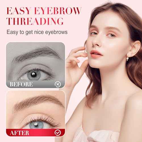 Eyebrow Trimmer Scissor, 2025 New Precision Eyebrow Grooming Kit, Portable Eyebrow Razor for Home Use, Removal Eyebrow Scissor Shaping Tool for Women (Pink)