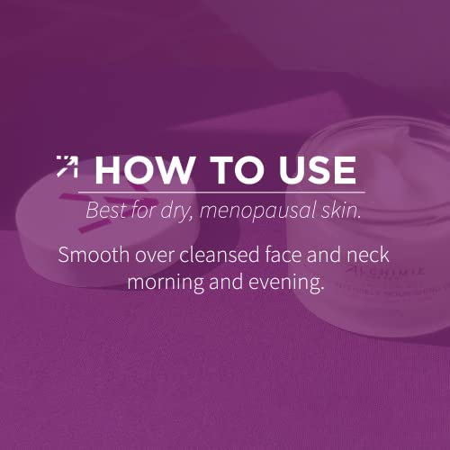 Alchimie Forever Kantic+ Nourishing Cream | Ultra-Nourishing Facial Cream with Jojoba, Vitamin E, European Blueberries and Grape Seeds | Reduces Redness and Deeply Moisturizes | 1.7 fl oz