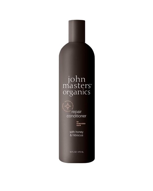 john masters organics Repair Conditioner for Damaged Hair 16 oz | 70% Organic Ingredients | Organic Honey & Hibiscus | Severely Damaged Hair | Ultra Hydrating | Silicone-Free