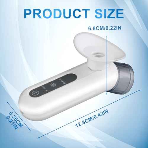 Portable Eye Steamer for Dry Eye Relief - Heated Mist Sprayer | Moisturizing Eye Treatment & Therapy | Mini Eye Care Solution for Soothing Relief