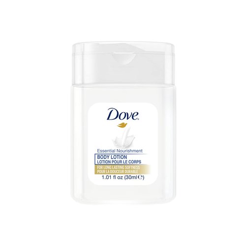 Dove mini 1.0 Oz Hydrating Lotion for Hotels, Motels, Hospitality and Travel Use- Case of 192