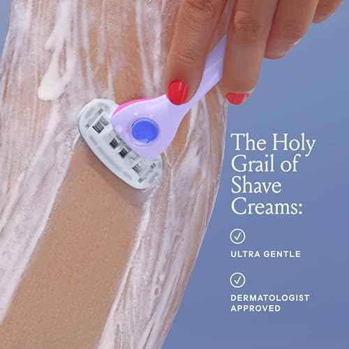 Billie Whipped Shave Cream - Ultra Gentle Protection - Fragrance-Free & Dermatologist-Approved - Designed for Sensitive Skin - 6.5 fl oz