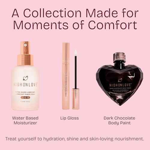 HIGHONLOVE Water Based Moisturizer - Feminine Care Personal Moisturizer for Women - An All Natural, Water Based, Gentle Formula for Dryness Relief - Vegan & Cruelty Free by High On Love (100 ml)