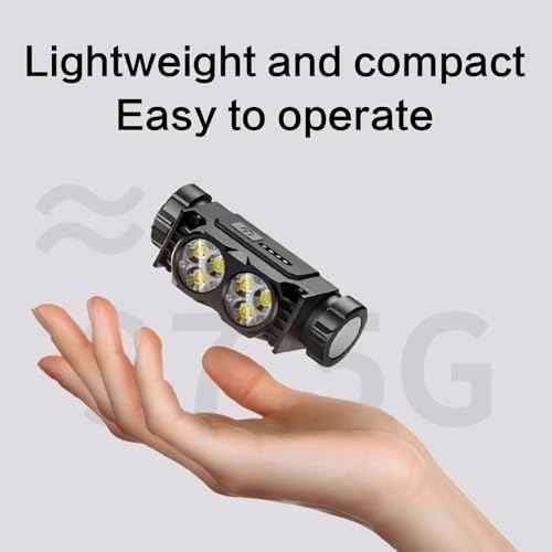 Tattoo Work Light Kit -Polarized LED Tattoo Light Head-Mounted with Tattoo Vision Glasses-Pack&Touch Up The Tattoo Colour Details for Tattoo Artists & Beginners (Anti-Reflective Glasses Set)