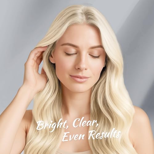 Hair Bleach Kit,High Performance Up to 8 Levels of Lift for Hair Highlights & Lightening,Complete kit with Tint Bowl,Brush,Gloves & Cap,Hair Mask.