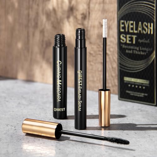 Makeup Sets.Lash serum.Mascara.Waterproof Smudgeproof Long Lasting.Gift Kit for Women Girls(2 Pcs Set)